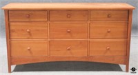 9 Drawer Wood Dresser