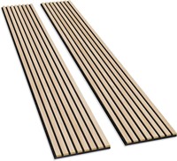 Olanglab Wood Slat Wall Panels, 2-Pack