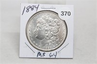 1884 MS64 Morgan Dollar