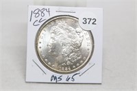 1884CC MS65 Morgan Dollar