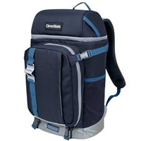 CleverMade 24 Can Insulated Backpack Cooler, Navy