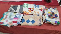 5 large quilt starts