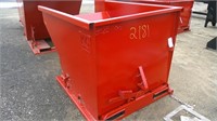 2.0 CY. Self-Dumping Hopper with Fork Pockets