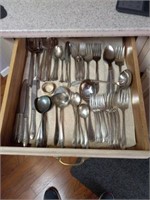 Assortment of silver plate