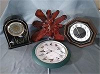 Only time will tell 
Lot of 4 clocks 
Bird