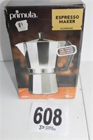 Polished Silver Espresso Maker (U245)