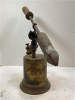 MONTGOMERY WARD BRASS TORCH WITH SOLDERING IRON