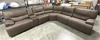 6pc Fabric Power Recline Sectional