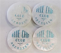 4 Blue Chip Club Aberdeen Large Chips