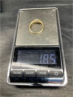 10k ring with diamonds
