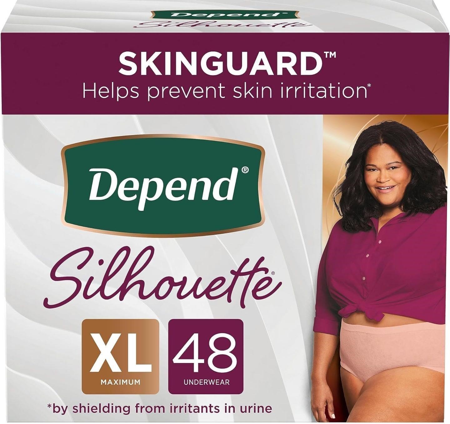 ($85) Depend Silhouette Adult Incontinence