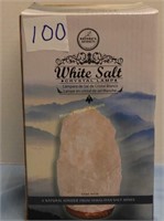 White Salt crystal Lamp
