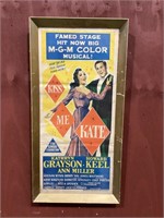 Original Framed 1953 Movie Theatre Poster #10