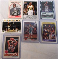 Lot of 7 Basketball Cards Walt Frazier & Others