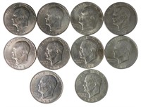 Mixed Eisenhower Dollars (10)