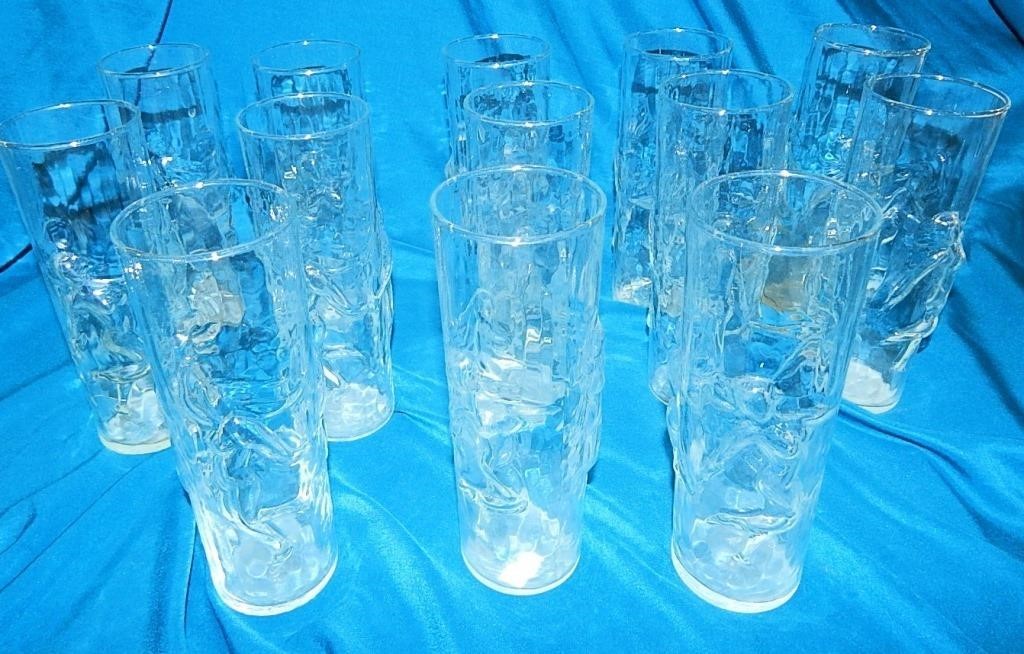 1960's Libby La Femme Nude Dancers Glass Tumblers