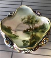 NIPPON HAND PAINTED ASH TRAY