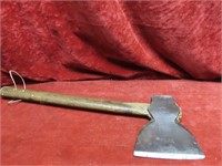 Old Americanax broad hewing axe.