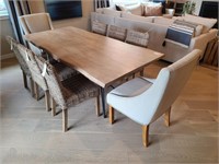 9PC DINING TABLE W/CHAIRS