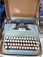 Old Blue Smith - Corona Typewriter in Hard Case