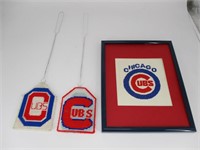 (3) Chicago Cubs Needle Point Items