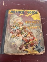 1897 Mother Goose Rhymes & Chimes Book