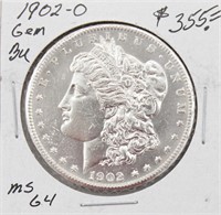 1902-O Morgan Silver Dollar Coin BU