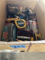 Tape measures, Allen wrenches,
