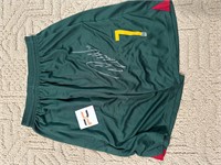 Cristiano Ronaldo Signed Soccer Shorts w/COA