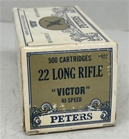 (500) rds. Victor PETERS high-speed .22LR