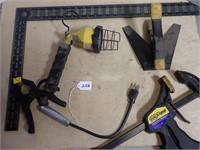 Desk clamp, Light clamp and quick clamp