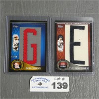 2009 Topps Legends Patch Relics Gehrig & Gibson