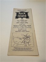 Rock island condensed time table 1949