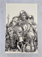 AD&D “Knights” Signed Print