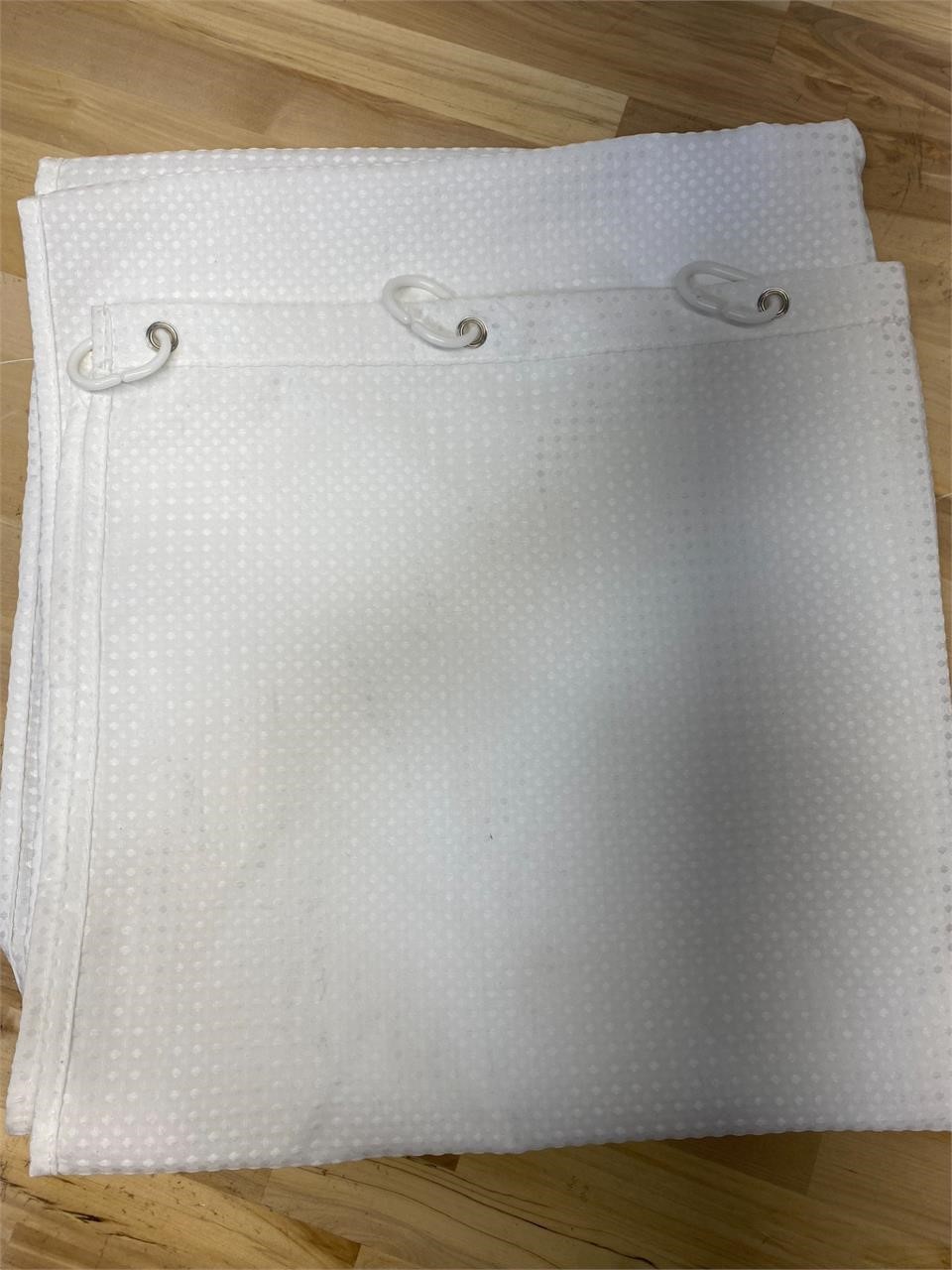 36”x22” White Shower Curtain Fabric,
