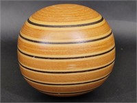 Tarzia Firenze Italy Layered Wood Sphere Sculpture