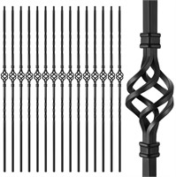 Therwen 15 Pcs Iron Balusters For Staircase 1/2