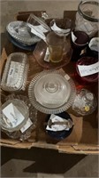 Assortment of glassware