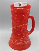 Fenton mandarin red Stein