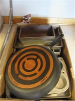 Metal Bakeware + frying Pan