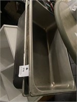 2 Stainless Steel insert pans