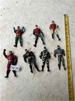 7- Batman and Robin Figures- all from the 90’s