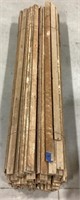 Lot of 1.5 x 48 wood slats-approx 60