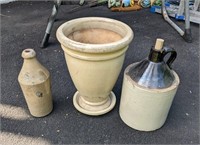 Clay Jugs & Planter