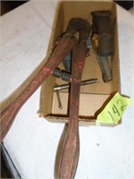 bolt cutters and C clamp