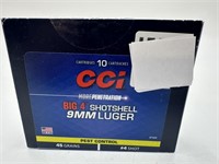 CCi 9mm Luger Shot Shell Pest Control Ammo 10rds