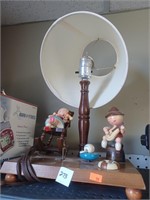 Vtg. 1960s Nursery Lamp German Style