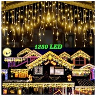 $39 1280 led 65ft icicle led lights