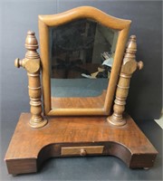Antique Dresser Top Shaving Mirror