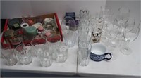 Misc Lot-Glassware, Candles/Holders & More
